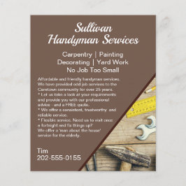 Handyman Zuhause Maintenance Business Flyer