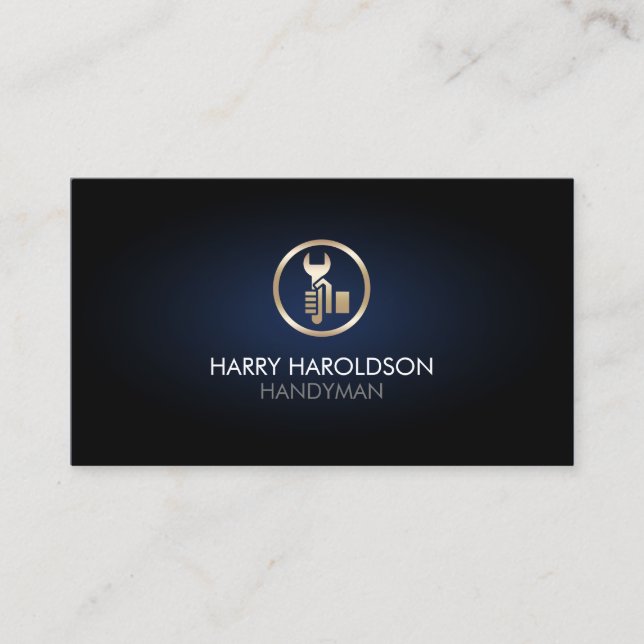 Handyman Zuhause Repair House Visitenkarte (Vorderseite)