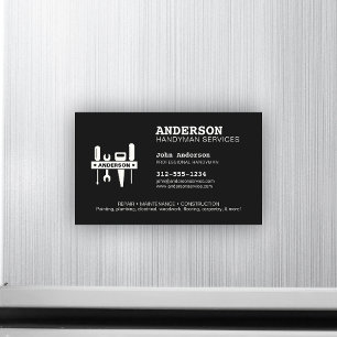 Handyman Zuhause Repair Magnetic Business Card Magnetkarte