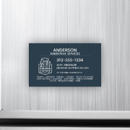 Handyman Zuhause Repair Magnetic Business Card Magnetkarte