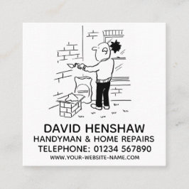 Handyman & Zuhause Reparaturen Quadratische Visitenkarte