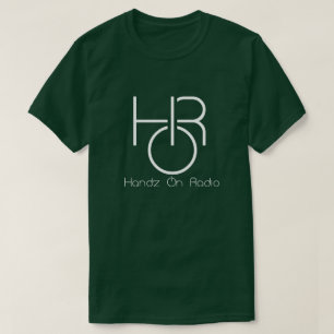 Handz-On-Radio-T-Shirt für weiße Logos mit Text T-Shirt