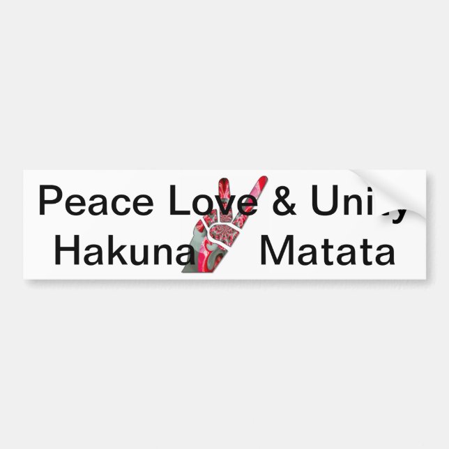 Handzeichen Autoaufkleber (Vorne)