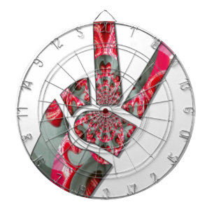 Handzeichen Dartscheibe