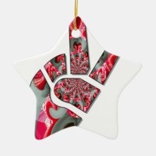 Handzeichen Keramik Ornament