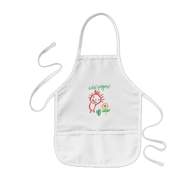 Handzeichnung Baby  Kinderschürze (Vorne)