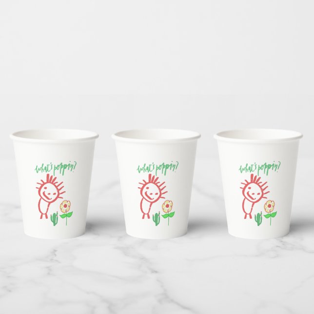 Handzeichnung Baby  Pappbecher (Multi)