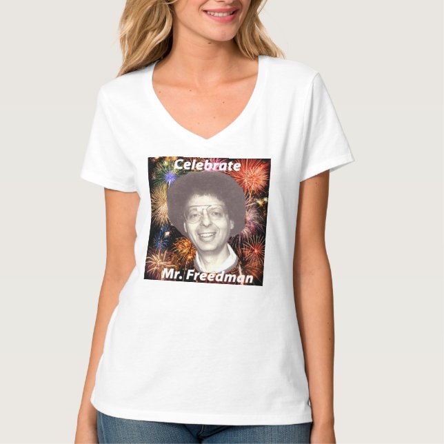 Hanes V-Hals Shirt (Vorderseite)