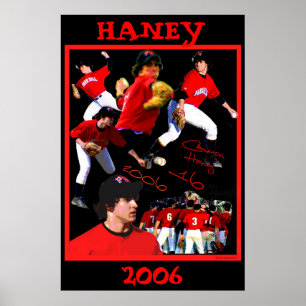 Haney Baseball-Plakat Poster