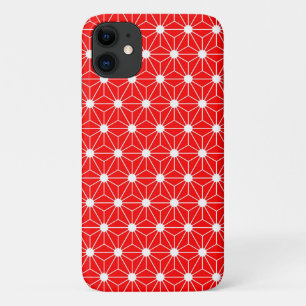Hanf Leaf Asanoha japan Muster traditionelle rote Case-Mate iPhone Hülle