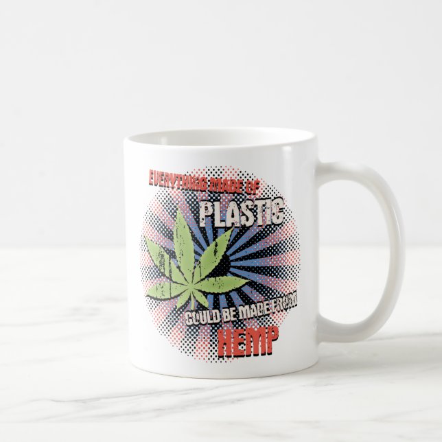 Hanf-Plastik Tasse (Rechts)