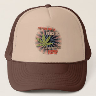 Hanf-Plastik Truckerkappe