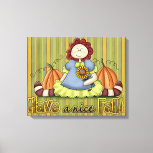 HANFall Wrapped Canvas Leinwanddruck