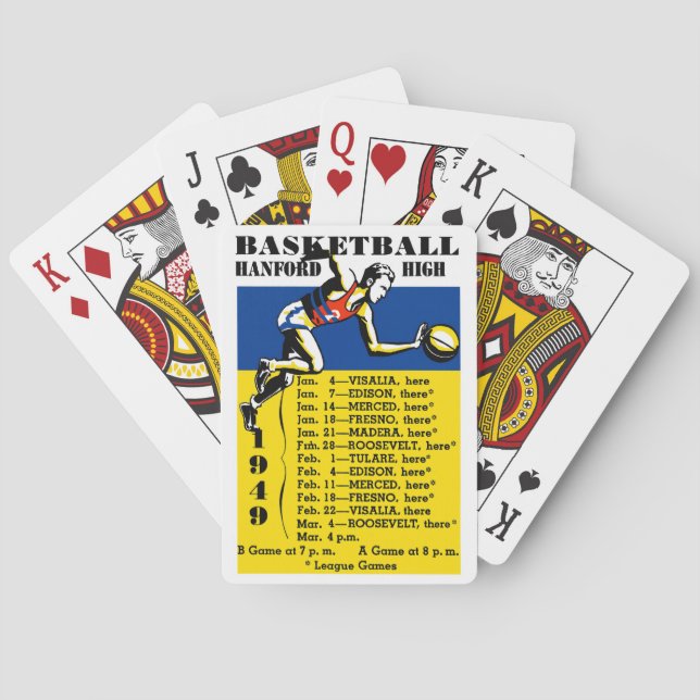 HANFORD, CALIFORNIA PLAYING CARDS. SPIELKARTEN (Rückseite)
