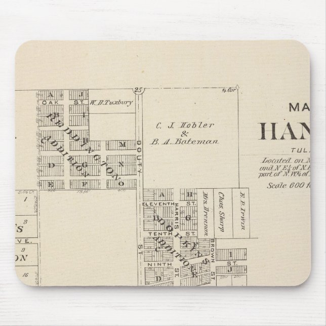 Hanford, Tulare Landkreis Mousepad (Vorne)