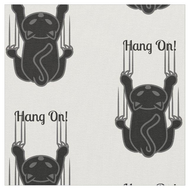 Hang auf Black Cat Thunder_Cove  Stoff (Nahaufnahme)