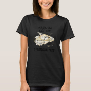 Hang auf Lass überdenken Sie das zurück zur Mathem T-Shirt