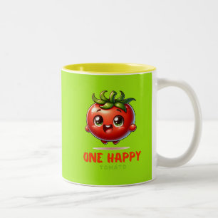 Häng auf Little Tomato, Tomato Lover Geschenk, Zweifarbige Tasse