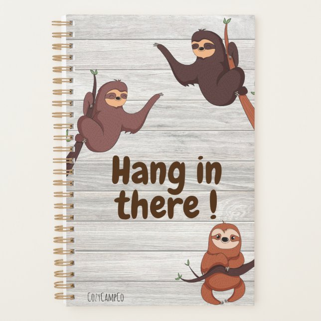 Hang da rein! - Sloth Planner Planer (Vorderseite)