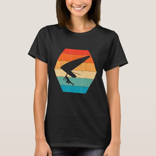 HANG GLIDER RETRO DESIGN T-Shirt (Vorderseite)