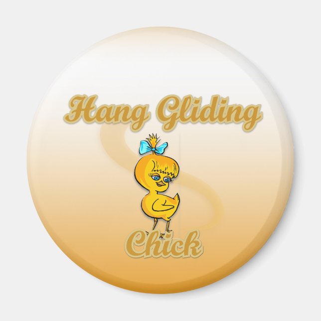 Hang Gliding Chick Magnet (Vorne)