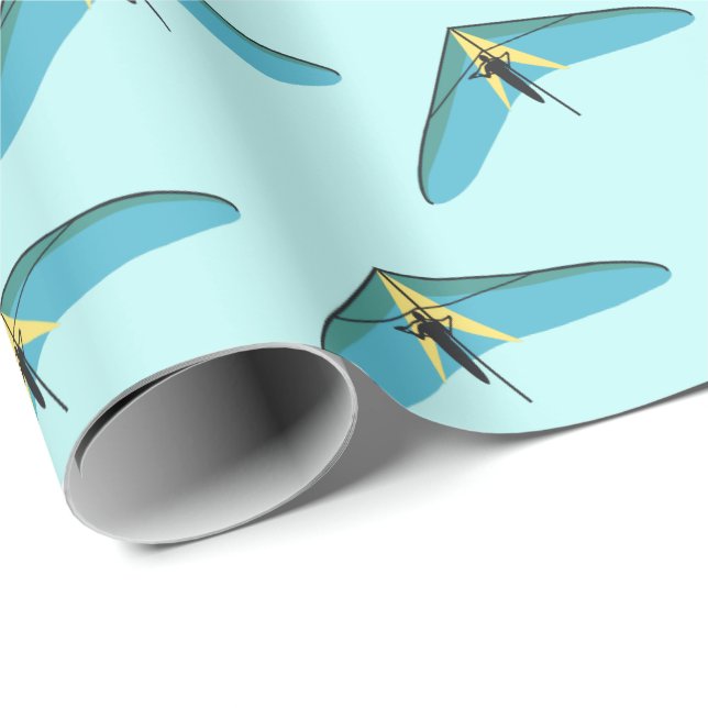 Hang Gliding Geschenkpapier (Rolleneckpunkt)