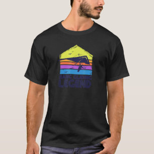 Hang Gliding Legend Tropical Style Retro Sunset T-Shirt