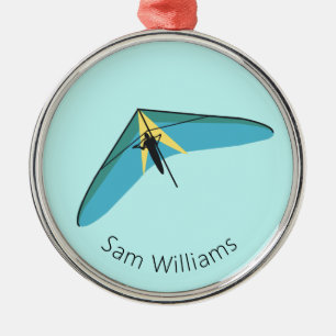 Hang Gliding Ornament Aus Metall