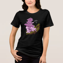 Hang Gliding Pink Pagoda Mushroom Tri-Blend Shirt