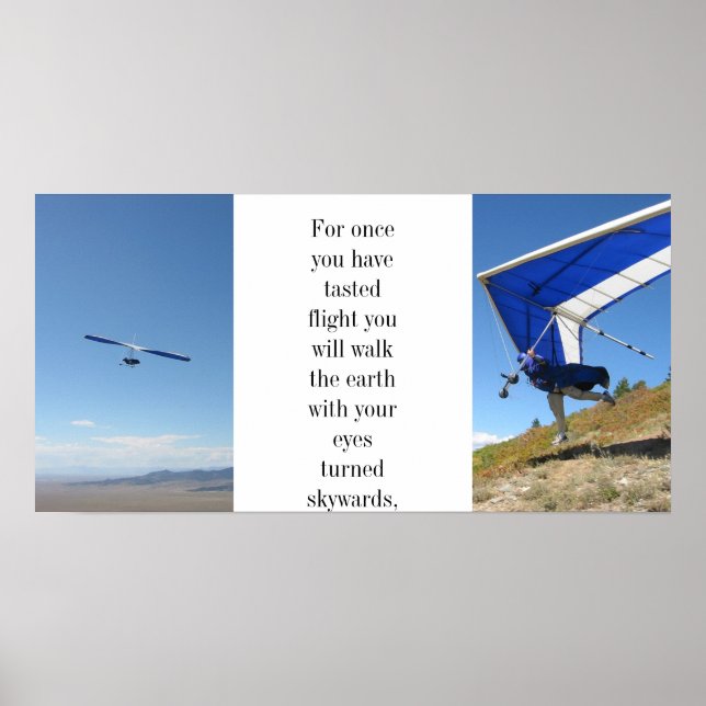 Hang Gliding Poster (Vorne)