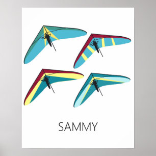 Hang Gliding Poster
