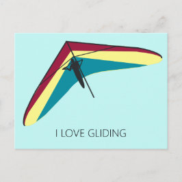 Hang Gliding Postkarte