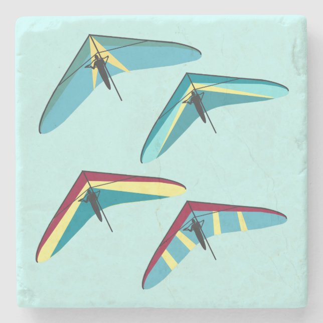 Hang Gliding Steinuntersetzer (Vorderseite)