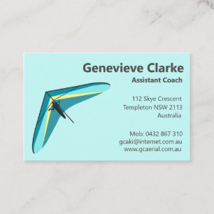 Hang Gliding Visitenkarte