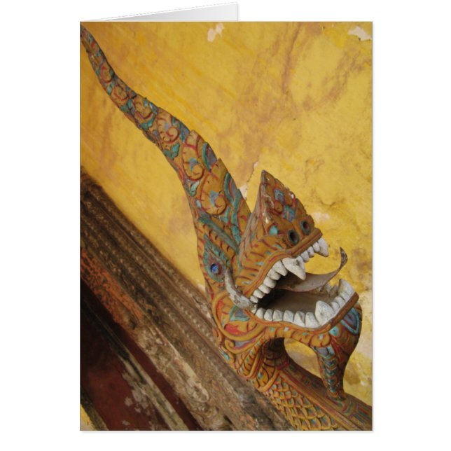 Hang Hod ... Naga in Vientiane, Laos Card (Vorne)