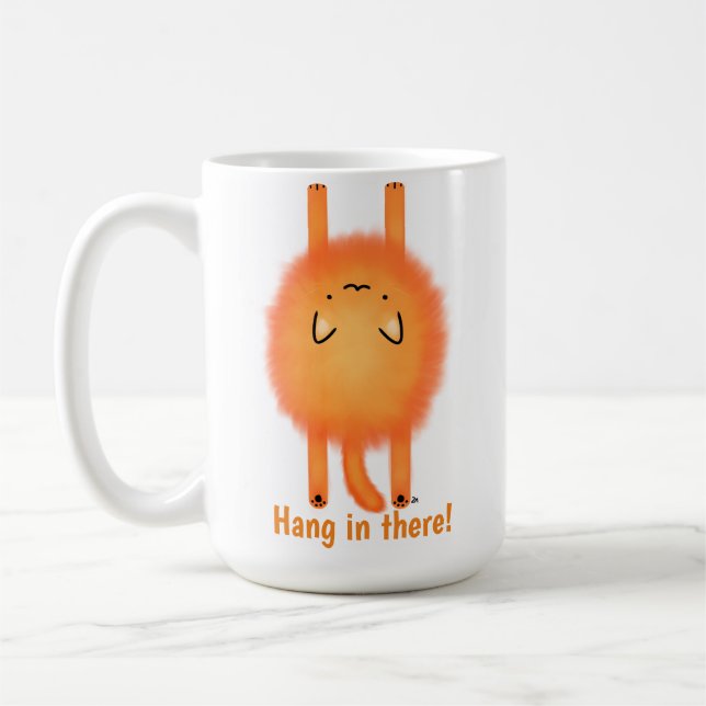 Hang in there cat kaffeetasse (Links)