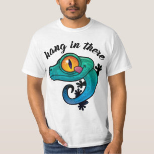 Hang in There farbenfroher Gecko T-Shirt