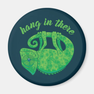 Hang In There Magical Chameleon Magnet
