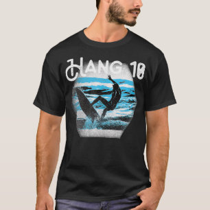 Hang Loose Big Wave Surfer Tinte Briefmarke erschü T-Shirt