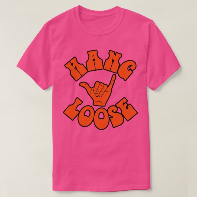 Hang Loose Shaka Surfing Sign Hawaii Design T-Shirt (Design vorne)