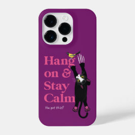 Hang on & bleibe Ruhe Sie got! Katz iPhone Case 14 Pro Hülle