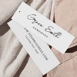 Hang-Tag für moderne handgefertigte Kleidung