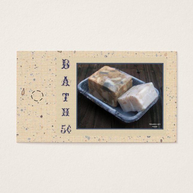Hang Tag für primitive Soaps (Vorderseite)