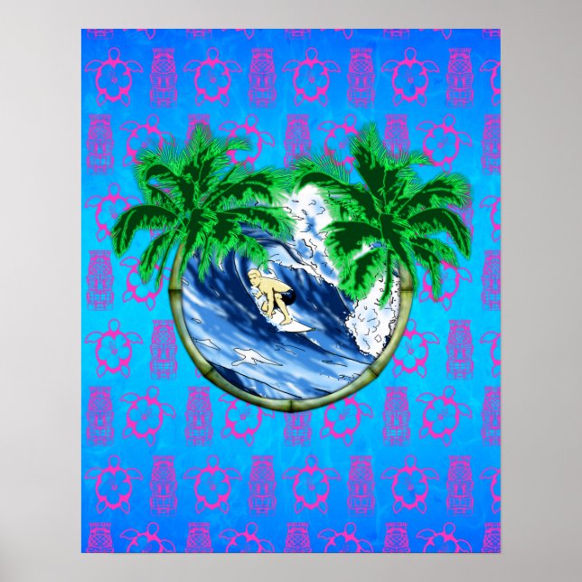 Hang Ten Poster (Vorne)