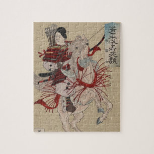 Hangakujo, weiblicher Samurai circa 1885 Puzzle