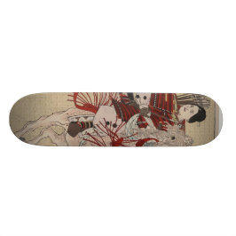 Hangakujo, weiblicher Samurai circa 1885 Skateboard