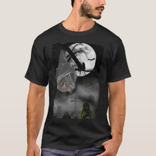 Hangbat Friedhof Zombie Horror Moon T-Shirt