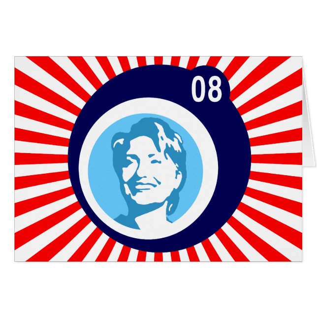 Hangclinton : blaue Blasen und rote Strahlen : (Vorderseite (Horizontal))