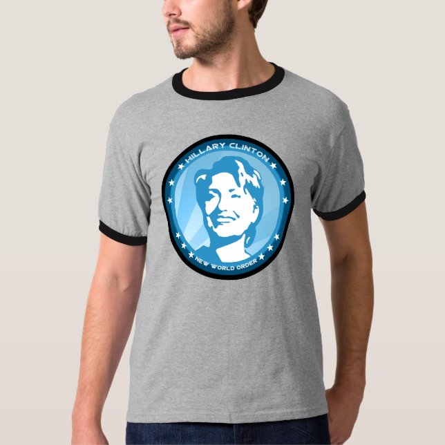 Hangclinton : blaue Rochen : T-Shirt (Vorderseite)