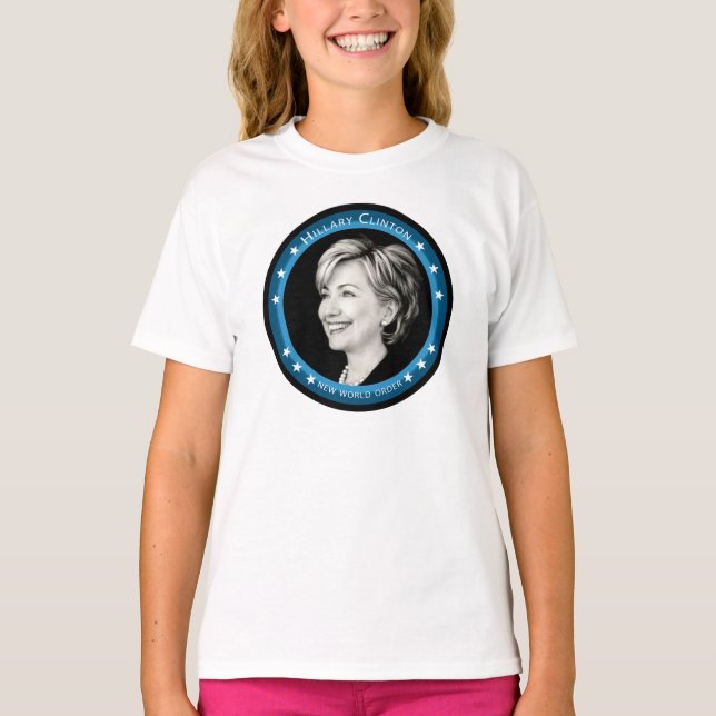 Hangclinton : blaue Rochen : T-Shirt (Vorderseite)